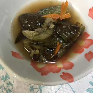 茄子と人参の煮物(*^^*)☆